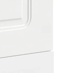 vidaXL låge til opvaskemaskine Kalmar 45x1,5x67 cm hvid højglans