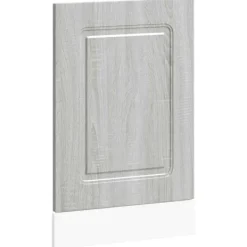 vidaXL låge til opvaskemaskine Kalmar 45x1,5x67 cm grå sonoma-eg Clearance