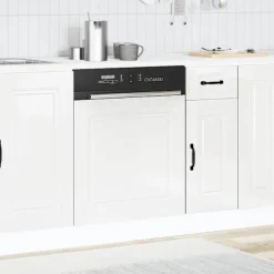 vidaXL låge til opvaskemaskine Kalmar 60x1,5x67 cm hvid højglans Sale