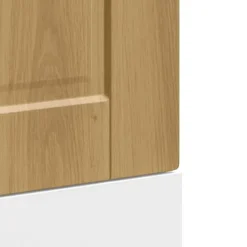 vidaXL låge til opvaskemaskine Porto 45x1,5x67 cm egetræsfarvet Online