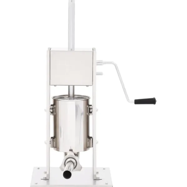 vidaXL manuel pølsestopper 3 l rustfrit stål sølvfarvet New