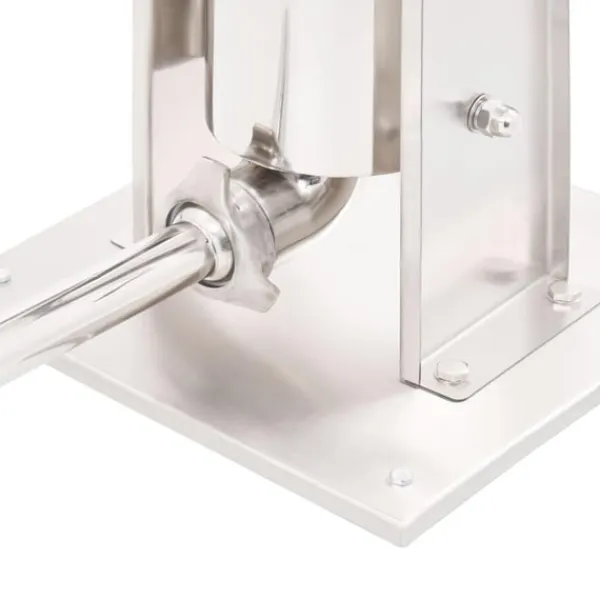 vidaXL manuel pølsestopper 3 l rustfrit stål sølvfarvet New