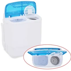 vidaXL mini-vaskemaskine dobbelttromle 5,6 kg - Vaskemaskiner Best