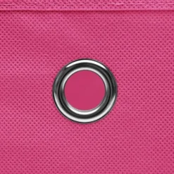 vidaXL opbevaringskasser med låg 4 stk. 32x32x32 stof pink - Opbevaringskasser Best