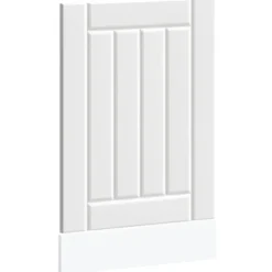 vidaXL opvaskemaskinepanel Lucca konstrueret træ hvid Hot