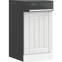 vidaXL opvaskemaskinepanel Lucca konstrueret træ hvid Hot