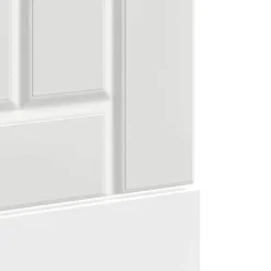 vidaXL opvaskemaskinepanel Lucca konstrueret træ hvid Hot