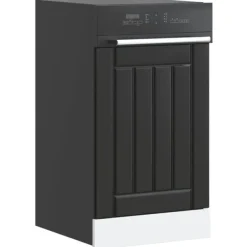 vidaXL Opvaskemaskiner>opvaskemaskinepanel Lucca konstrueret træ sort