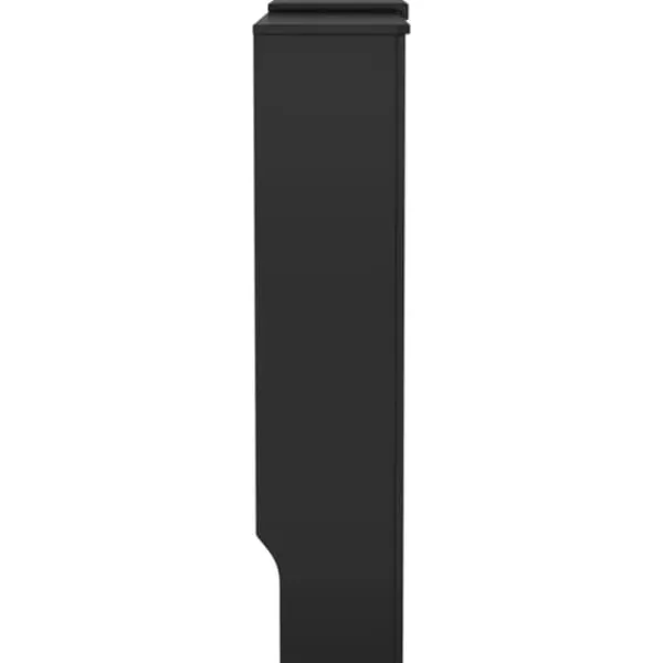 vidaXL radiatorskjuler 205 cm MDF sort - Radiatorer – tilbehør New