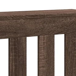 vidaXL radiatorskjuler 104x20x82 cm konstrueret træ brun egetræ Sale