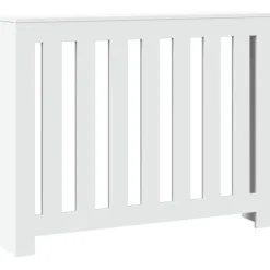 vidaXL radiatorskjuler 104x20x82 cm konstrueret træ hvid Online