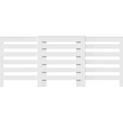 vidaXL radiatorskjuler 205x21,5x83,5 cm konstrueret træ hvid Sale