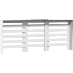 vidaXL radiatorskjuler 205x21,5x83,5 cm konstrueret træ hvid Sale