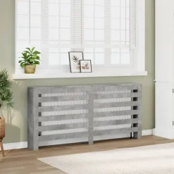 vidaXL radiatorskjuler 175x20x82 cm konstrueret træ betongrå Outlet
