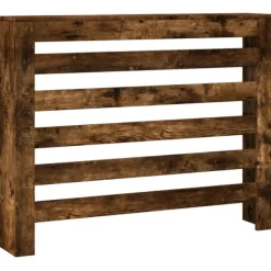 vidaXL radiatorskjuler 104x20x82 cm konstrueret træ røget egetræsfarve Sale