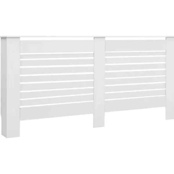 vidaXL radiatorskjulere 2 stk. 172 x 19 x 81,5 cm MDF hvid - Radiatorer – tilbehør Best