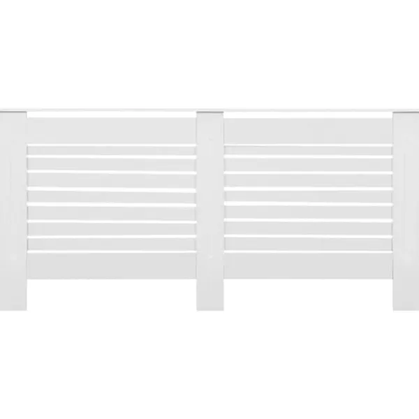 vidaXL radiatorskjulere 2 stk. 172 x 19 x 81,5 cm MDF hvid - Radiatorer – tilbehør Best