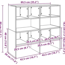 vidaXL Tøj- & Garderobeopbevaring><noscript><img width=