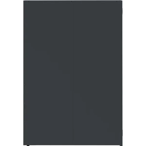 vidaXL Tilbehør Til Affaldshåndtering>skraldespandsskjuler 345x79x117 cm 5 rum stål antracit
