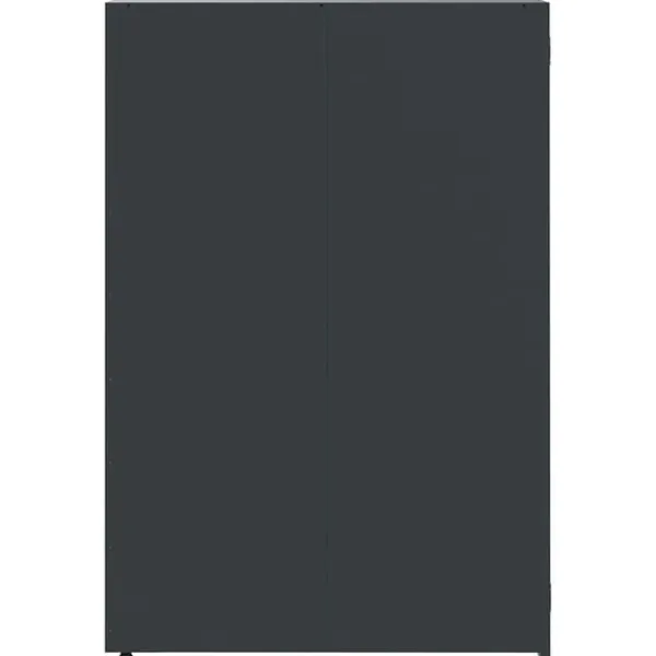 vidaXL Tilbehør Til Affaldshåndtering>skraldespandsskjuler 69x79x117 cm 1 rum stål antracitgrå