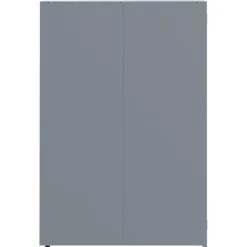 vidaXL skraldespandsskjuler 345x79x117 cm 5 rum stål grå Discount