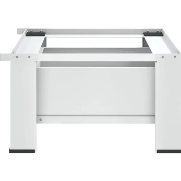 vidaXL Vaskemaskiner>sokkel med skuffe til vaskemaskine hvid