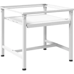 vidaXL sokkel til vaskemaskine med udtrækshylder hvid Hot