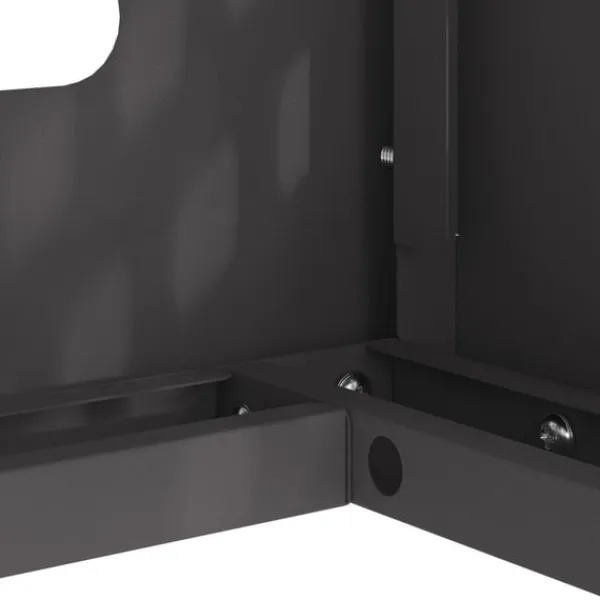 vidaXL Luftkonditionering>Sort Metal 90 x 40 x 60 cm Aircondition Dække Rektangulært