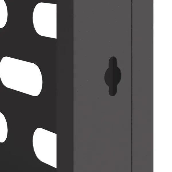 vidaXL Luftkonditionering>Sort Metal 90 x 40 x 60 cm Aircondition Dække Rektangulært