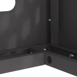 vidaXL Sort Stål 100 x 50 x 70 cm Slidstærk Airconditiondække Clearance