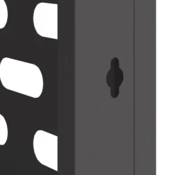 vidaXL Sort Stål 100 x 50 x 70 cm Slidstærk Airconditiondække Clearance