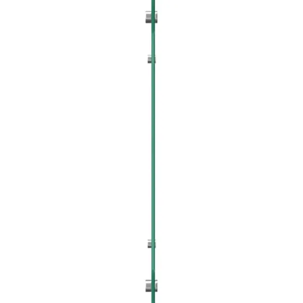 vidaXL Måtter & Gitter Til Køkkenvaske>stænkplader 2 stk. 80x50 cm hærdet glas hvid