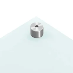 vidaXL stænkplader 2 stk. 70x40 cm hærdet glas hvid Clearance