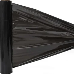 vidaXL Strækfilm 2 pcs sort 20 μm 50 cm x 300 m Online