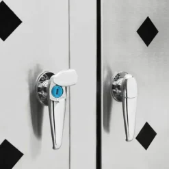 vidaXL tredobbelt skraldespandsskur 240 l rustfrit stål - Affaldsspandsskjulere Sale