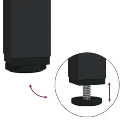 vidaXL vasketøjskurv 3 rum med hylde røget egetræsfarve Online