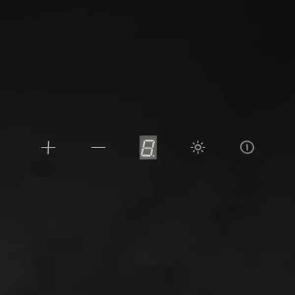 vidaXL væghængt emhætte 60 cm stål og hærdet glas sort - Emhætter Clearance