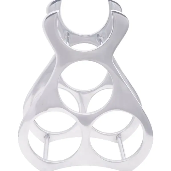 vidaXL Vinfad Sølv 23 x 14 x 28 cm Aluminium Clearance