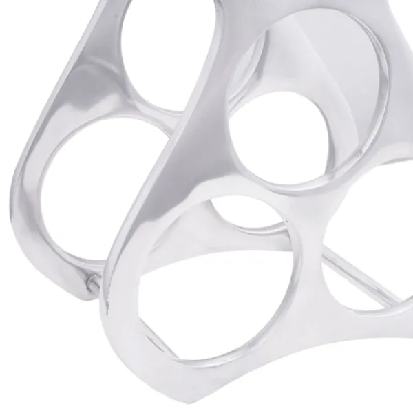 vidaXL Vinfad Sølv 23 x 14 x 28 cm Aluminium Clearance