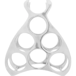 vidaXL Vinflaskeholdere>Vinfad Sølv 38 x 33 x 13 cm Aluminium