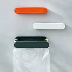 Vikbart plastpåsställ för papperskorg Väggmonterat soppåsställ Discount