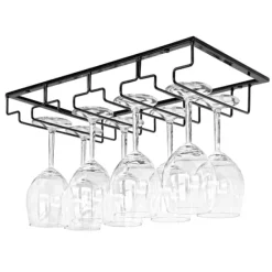 Vinglasholder - Hængende stativ til vinglas - 8 til 12 glas Best