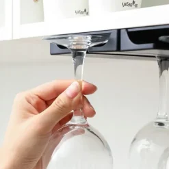 VINGLASHOLDER CHAMPAGNE DOBBELTHOLD MAT SORT Sale