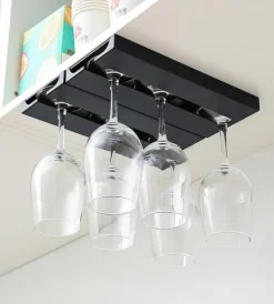 VINGLASHOLDER CHAMPAGNE DOBBELTHOLD MAT SORT Sale