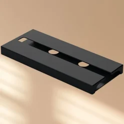 Vinglasholder Under skabshylde Plastophængsstativ Pladsbesparende Opbevaringsbøjle Sort Sale