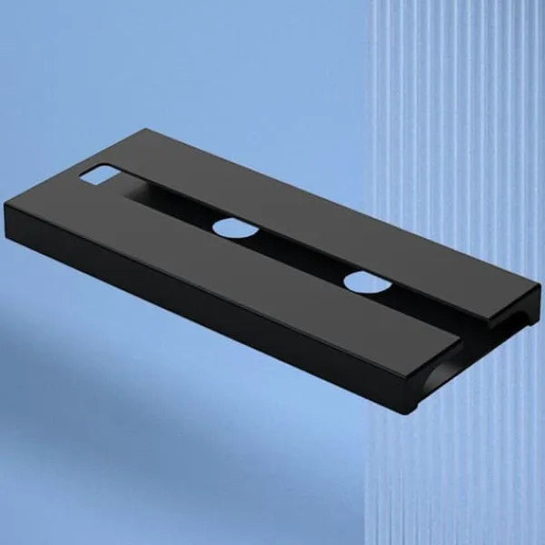 Vinglasholder Under skabshylde Plastophængsstativ Pladsbesparende Opbevaringsbøjle Sort Sale