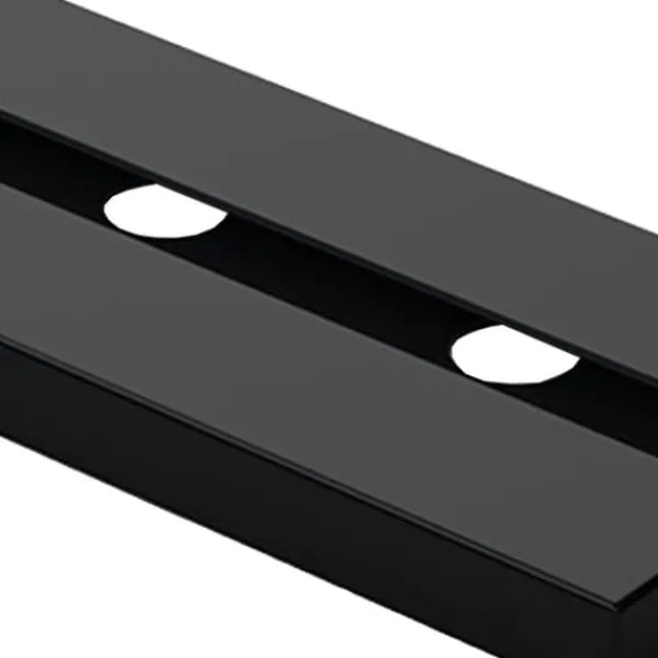 Vinglasholder Under skabshylde Plastophængsstativ Pladsbesparende Opbevaringsbøjle Sort Sale