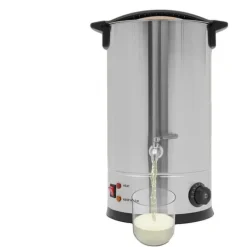 Voks Smelterovn, 1800W Effekt, 15L Kapacitet, Temperaturinterval 30-110℃, Ledningsført Elektrisk, Rustfrit Stål Konstruktion New