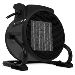 Vonroc Varmeblæser - 2000W | 20m2 - Keramisk | 3 Indstillinger | Bærbar til Bolig, Camping og Garage | Grå