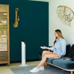 Vonroc Ventilator - 86 cm - luksus - 3 hastighedsindstillinger - hvid | Inkl. fjernbetjening Outlet